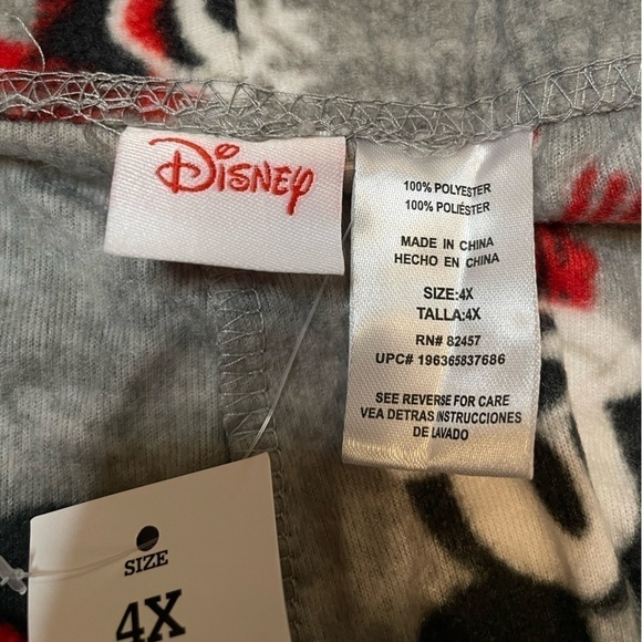NWT Disney size 4X Mickey Mouse Christmas pajama pants - Picture 3 of 11